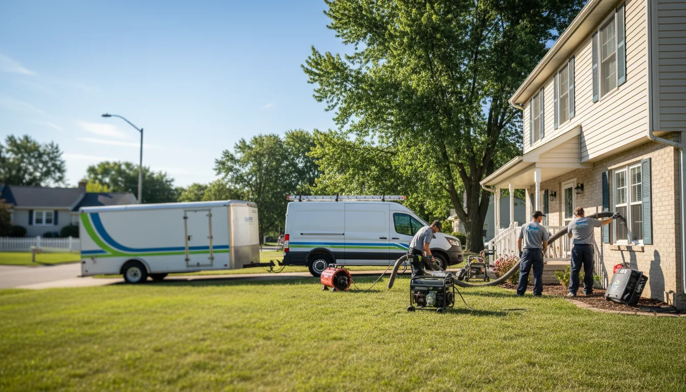 Flooded Basement Restoration And Cleanup With Repair in Bettsville, OH near me